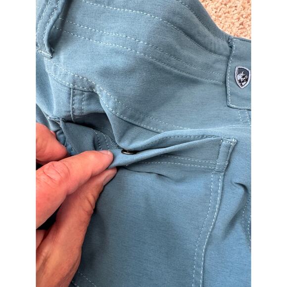 KUHL Woman's Jeans/Pants 6 SHORT (Petite), Teal/Blue, Lightweight performance - Picture 12 of 15
